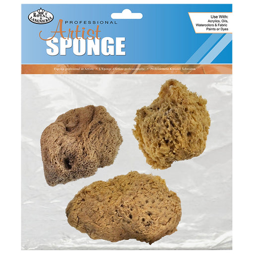 Royal Brush Artist's Sponge, Large Wool, 3/Pkg.