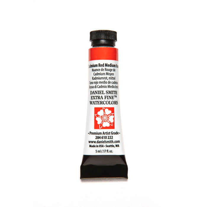 Daniel Smith Extra Fine Watercolor, 5 ml, Cadmium Red Medium Hue