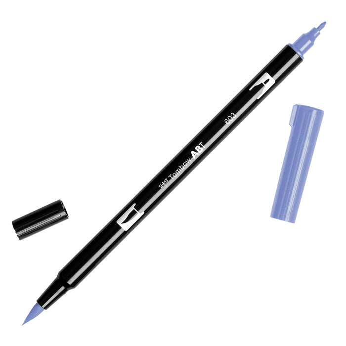 Tombow Dual Brush-Pen, Periwinkle #603