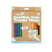 Micador Jr. ColouRush Jumbo Triangle Pencils, 12-Colors