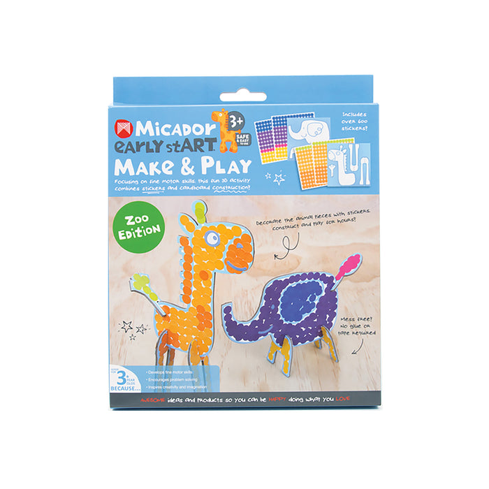 Micador early stART Make & Play 2-Piece Set, Zoo