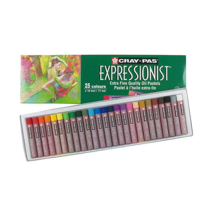 Sakura Cray-Pas Expressionist Oil Pastel Set, 25-Colors