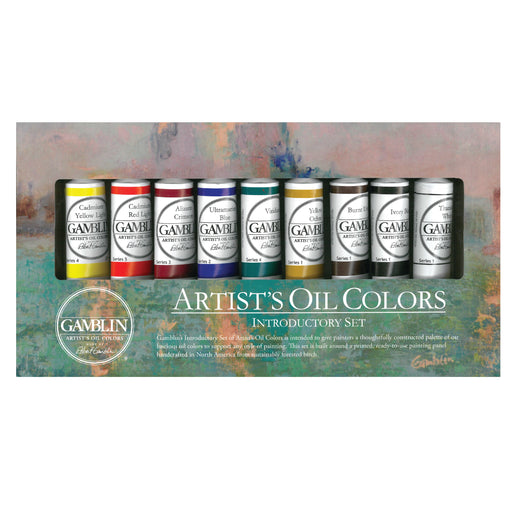 Gamblin Artist's Oil Color Introductory Set, 9-Colors