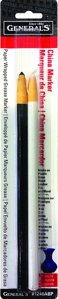 General Pencil China Marking Pencil, 2-Pack