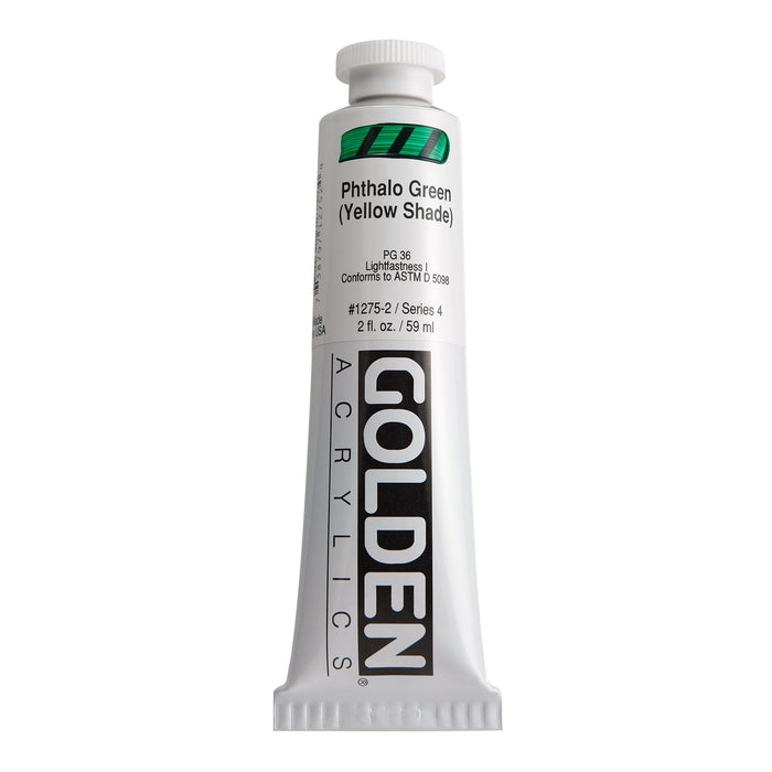 Golden® Heavy Body Acrylic, 2 oz., Phthalo Green/ Yellow Shade