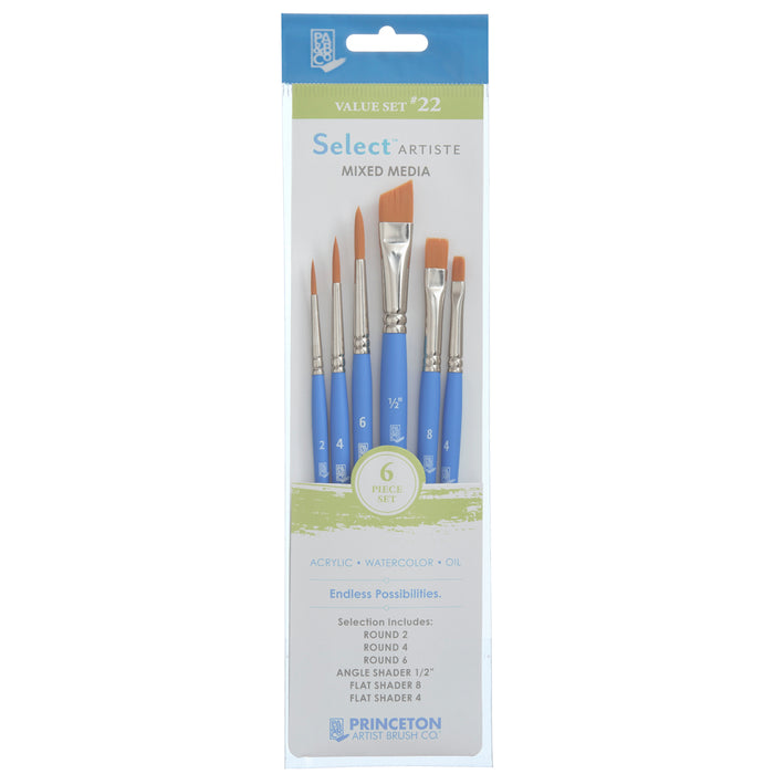 Princeton Brush Select Artiste Brush Value Set, #22