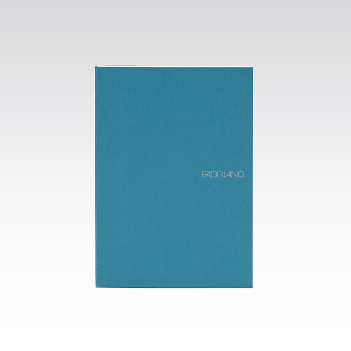 Fabriano EcoQua Dot Grid Note Pad, Small, Glue-Bound, 90 Sheets, Navy